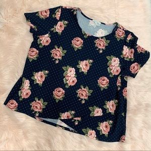 Green envelope blouse